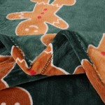 Плед-покрывало Sofi De Marko CHRISTMAS CAKE велсофт зелёный 150х200, фото, фотография