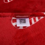 Плед-покрывало Sofi De Marko CHRISTMAS CANDY велсофт крансый 150х200, фото, фотография