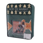 Плед-покрывало Sofi De Marko CHRISTMAS CAKE велсофт зелёный 150х200, фото, фотография