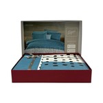 Постельное белье SAREV BAZAAR FIOLINA хлопковый ранфорс turkuaz евро, фото, фотография