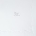 Постельное белье без пододеяльника с одеялом Sofi De Marko САНТО хлопковый сатин белый евро, фото, фотография