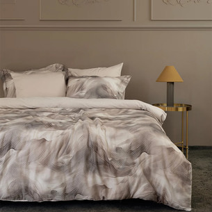 Постельное белье First Choice RUSKA хлопковый сатин евро beige