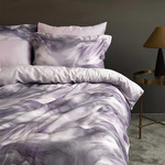Постельное белье First Choice RUSKA хлопковый сатин евро lilac, фото, фотография