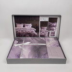 Постельное белье First Choice RUSKA хлопковый сатин евро lilac, фото, фотография
