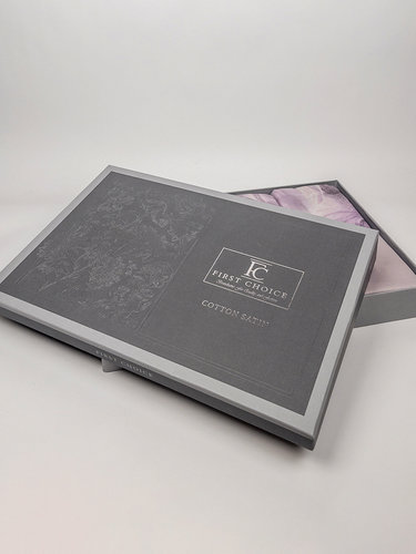 Постельное белье First Choice RUSKA хлопковый сатин евро lilac, фото, фотография