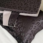 Постельное белье Tivolyo Home PANTHERA хлопковый сатин-жаккард чёрный евро, фото, фотография