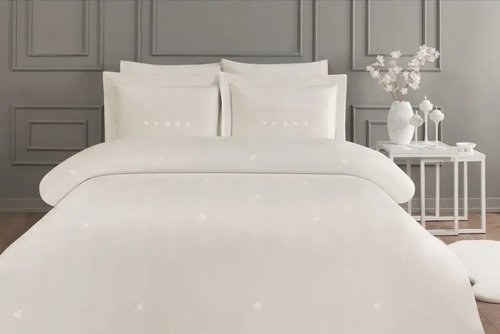 Постельное белье Tivolyo Home BEETLE хлопковый сатин делюкс евро, фото, фотография