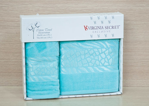 Набор полотенец Virginia Secret plt076-21 50 х 90 см 1 шт.
70 х 140 см 1 шт., фото, фотография