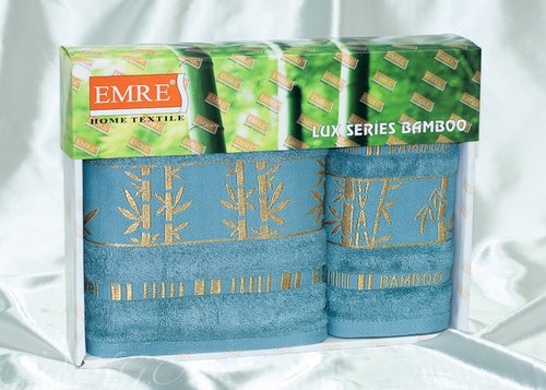 Набор полотенец Emre plt019-7 50 х 90 см 1 шт.
70 х 140 см 1 шт., фото, фотография