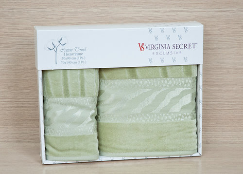 Набор полотенец Virginia Secret plt076-13 50 х 90 см 1 шт.
70 х 140 см 1 шт., фото, фотография