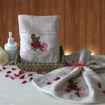 Набор полотенец Turkiz plt157-2 50 х 90 см 1 шт.
70 х 140 см 1 шт., фото, фотография