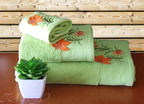 Набор полотенец Turkiz plt160-2 30 х 50 см 1 шт.
50 х 90 см 1 шт.
70 х 140 см 1 шт., фото, фотография