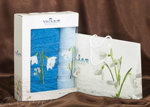 Набор полотенец Yagmur plt169-3 50 х 90 см 1 шт.
70 х 140 см 1 шт., фото, фотография
