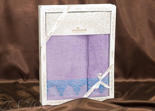 Набор полотенец Yagmur plt170-2 50 х 90 см 1 шт.
70 х 140 см 1 шт., фото, фотография