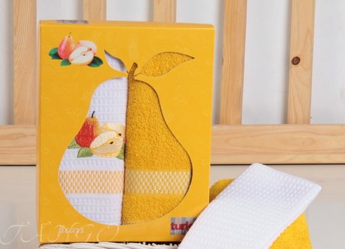 Набор полотенец Turkiz plt047-12 Махровое: 50 х 70 см 1 шт.
Вафельное: 50 х 70 см 1 шт., фото, фотография