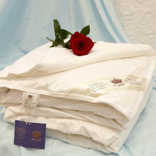 Одеяло Kingsilk Elisabette Элит 200 х 220 см, 0.9 кг Белое, фото, фотография