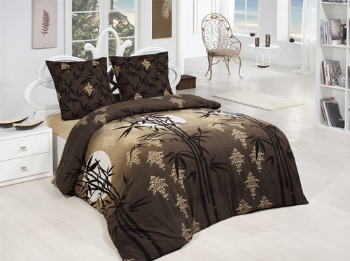 Постельное белье Acelya BAMBOO TREE коричневый 1,5 спальный, фото, фотография