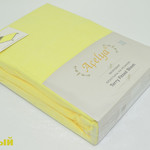 Простыня махровая на резинке Acelya 102 жёлтый, фото, фотография