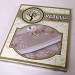 Скатерть круглая Verolli OLIVE кремовый Ф 160 см, фото, фотография