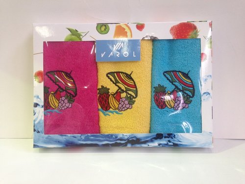 Набор полотенец Varol 2000-5 30 х 50 см 3 шт., фото, фотография