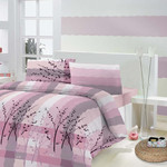 Постельное белье Altinbasak CREAFORCE ANABELLA розовый 1,5 спальный, фото, фотография