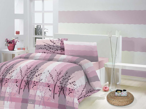 Постельное белье Altinbasak CREAFORCE ANABELLA розовый 1,5 спальный, фото, фотография