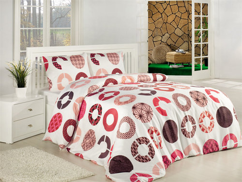 Постельное белье Altinbasak CREAFORCE MIA розовый 1,5 спальный, фото, фотография