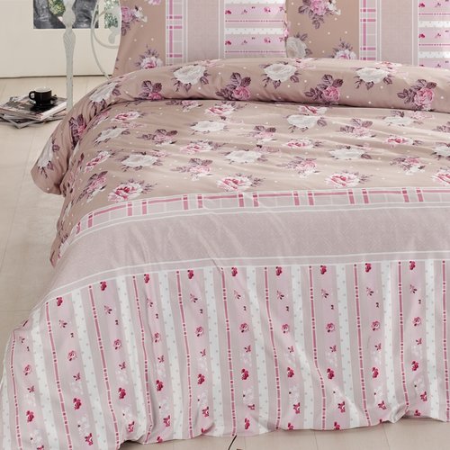 Постельное белье Altinbasak CREAFORCE MISK розовый 1,5 спальный, фото, фотография