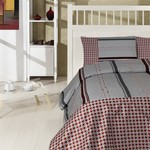 Постельное белье Altinbasak CREAFORCE GRIS серый 1,5 спальный, фото, фотография