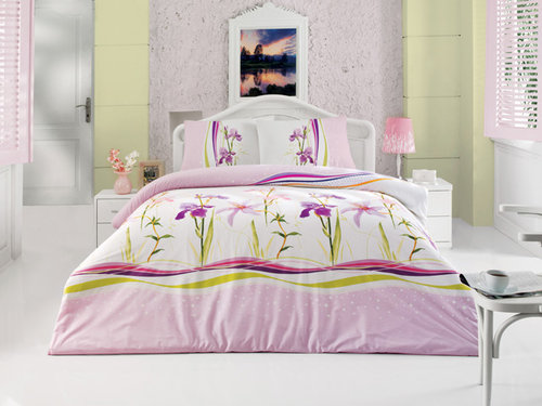 Постельное белье Altinbasak CREAFORCE ASU розовый 1,5 спальный, фото, фотография