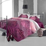 Постельное белье Altinbasak LEYAN бордовый 1,5 спальный, 1 нав., фото, фотография