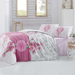 Постельное белье Altinbasak CREAFORCE ROSEN розовый 1,5 спальный, 1 нав., фото, фотография