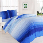 Постельное белье Altinbasak CREAFORCE GOKKUSAGI голубой 1,5 спальный, фото, фотография