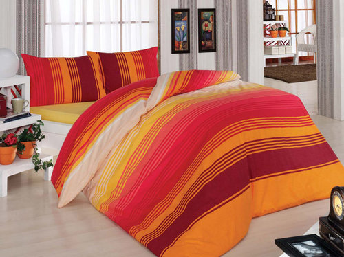 Постельное белье Altinbasak CREAFORCE GOKKUSAGI оранжевый 1,5 спальный, фото, фотография
