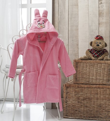 Халат детский Karna SEBI розовый 6-8 лет, фото, фотография
