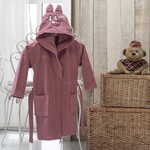 Халат детский Karna SEBI грязно-розовый 2-4 года, фото, фотография