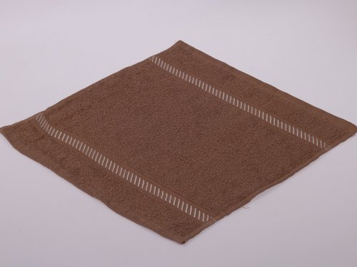 Набор полотенец Karna CAN коричневый 12 шт. 30х30 см, фото, фотография