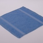 Набор полотенец Karna CAN голубой 12 шт. 30х30 см, фото, фотография