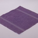 Набор полотенец Karna CAN тёмно-сиреневый 12 шт. 30х30 см, фото, фотография