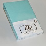 Простыня трикотажная на резинке Lily зелёный 160х200, фото, фотография