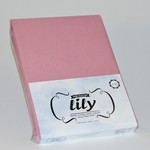 Простыня трикотажная на резинке Lily грязно-розовый 100 х 200 + 30 см, фото, фотография
