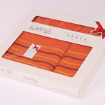 Набор полотенец Karna VENUS 50х90, 70х130 оранжевый 50 х 90 см 1 шт.
70 х 130 см 1 шт., фото, фотография