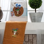 Полотенце Karna BREDA 40х60 горчичный 40 х 60 см, фото, фотография