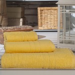 Набор полотенец Karna ARES желтый 30х50 5 шт., фото, фотография