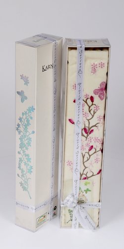 Полотенце Karna FLORID 40х80 фуксия 40 х 80 см, фото, фотография