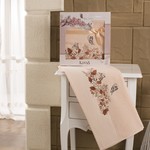 Полотенце Karna EVA 50х90 абрикосовый 50 х 90 см, фото, фотография