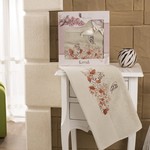 Полотенце Karna EVA 50х90 зелёный 50 х 90 см, фото, фотография