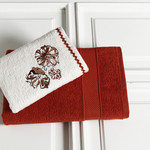 Набор полотенец Karna RODOS 50х90, 70х140 кирпичный 50 х 90 см 1 шт.
70 х 140 см 1 шт., фото, фотография