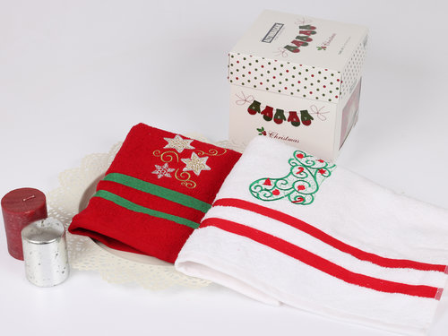 Набор полотенец Altinbasak NOEL 50х90 2 шт. V4 50 х 90 см 2 шт., фото, фотография