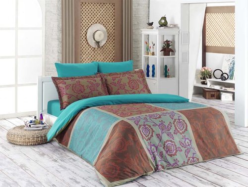 Постельное белье Karna DELUX MINSU 1,5 спальный, фото, фотография